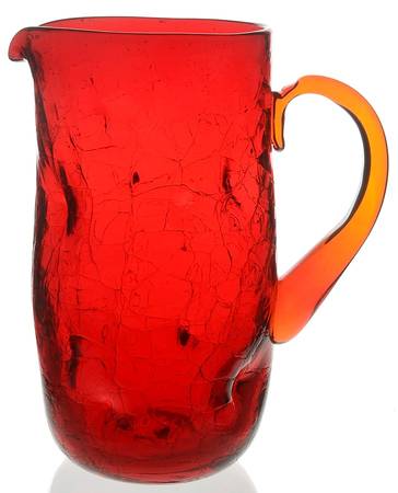 Pitchers & Jugs #7018 Crackled Dimple Pitcher 9"-11"