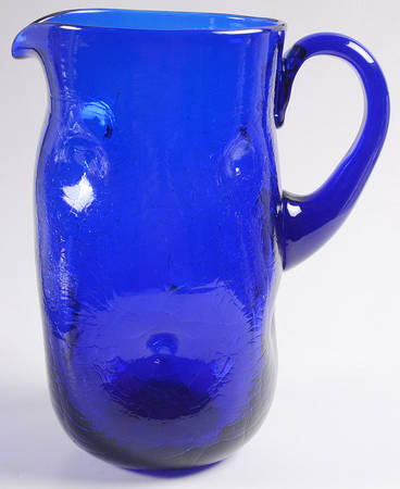 Pitchers & Jugs #7018 Crackled Dimple Pitcher 9"-11"
