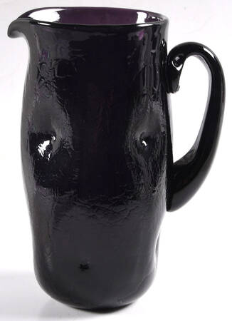 Pitchers & Jugs #7018 Crackled Dimple Pitcher 9"-11"