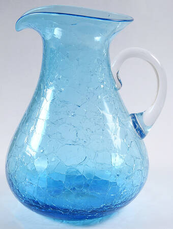 Pitchers & Jugs #546 10" Crackled Pitcher