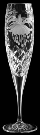 Fuchsia Fluted Champagne by Brierly Hill Glass