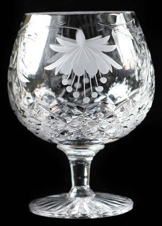 Fuchsia 20 Oz Brandy Glass by Brierly Hill Glass