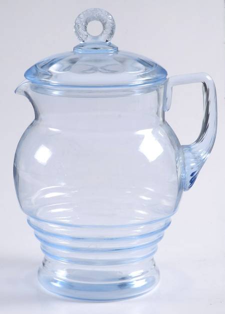 3075 Bluebell Blue Pitcher & Lid