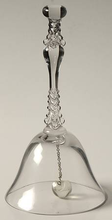 3121 Clear (Non Optic) Bell Made From Liquor Glass