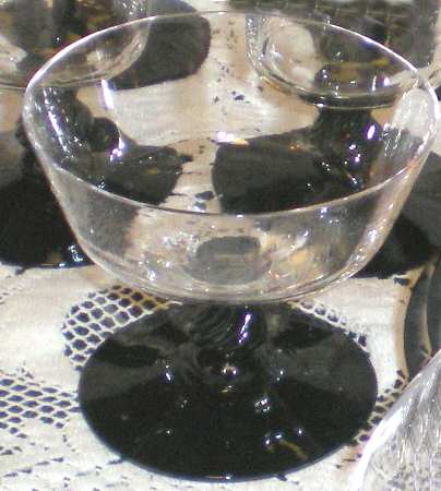 3140 Ebony Low Sherbet