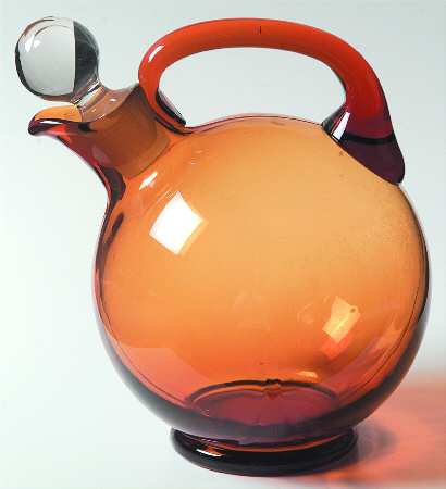 3400 Amber 3400/92 32 Oz Decanter & Stopper