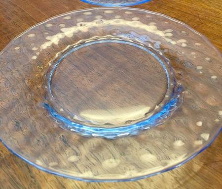 Aero Optic Blue Luncheon Plate