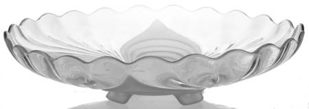 Alpine Clear 13" Round Crimped Bowl