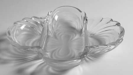 Alpine Clear 8" #124 3 Part Celery/Relish