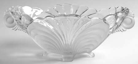 Alpine Clear 11" Oval 4-Toed Handled Bowl
