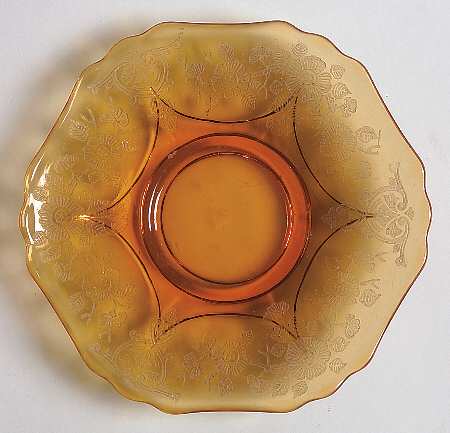 Apple Blossom Amber (Stem 3120) Saucer for Shape 3400 Demitasse Cup