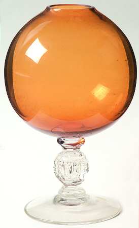 Aurora Amber Ivy Bowl by Cambridge