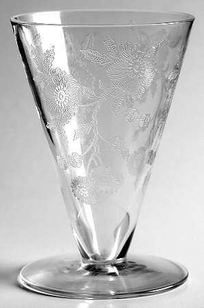 Blossom Time  3 1/2 Oz Canape Set Footed Cocktail