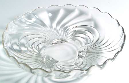 Caprice Clear (Stem 300) 13" 3-Toed Gardenia Bowl