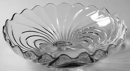 Caprice Clear (Stem 300) 10" 3-Toed Gardenia Bowl