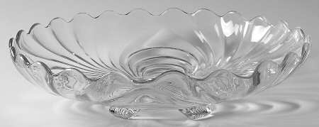Caprice Clear (Stem 300) 10" 4-Toed Gardenia Bowl