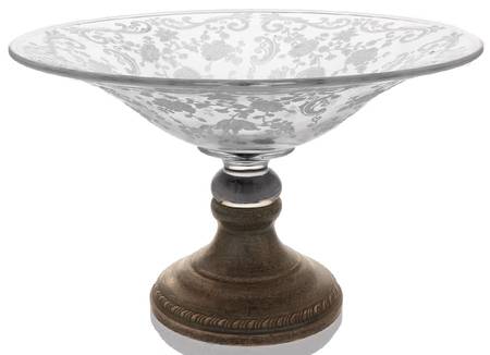 Chantilly Compote with Sterling Stem and Base by Cambridge
