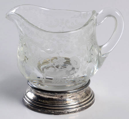 Chantilly Individual Creamer with Sterling Base