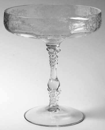 Chantilly Round Compote (Height X Width) by Cambridge