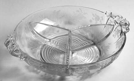 Chintz 3-Section Divided Bowl