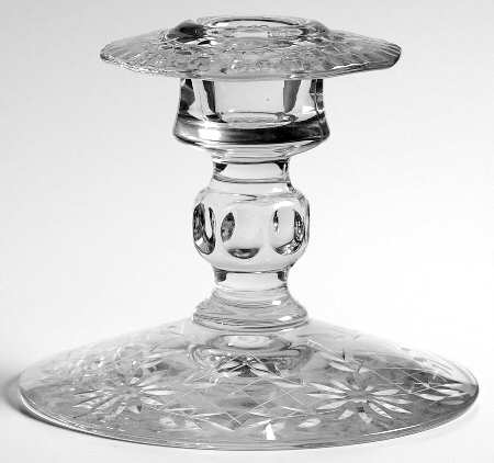 Cut 541 (Stem #3130) 4" Single Light Candlestick