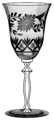 Cut 637 Water Goblet