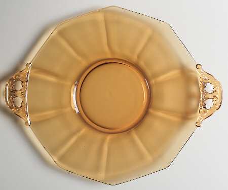 Decagon Amber 14" Handled Tray