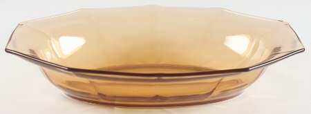 Decagon Amber 10" Oval Bowl