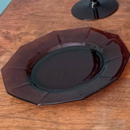 Decagon Amethyst Bread & Butter Plate