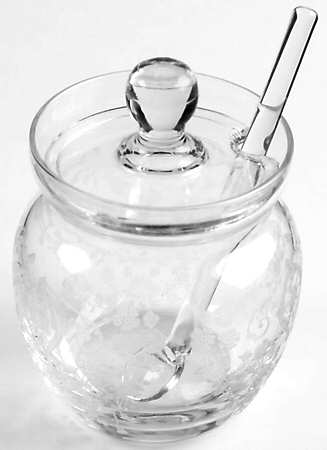 Diane Clear (Stem 3122) Mustard & Lid