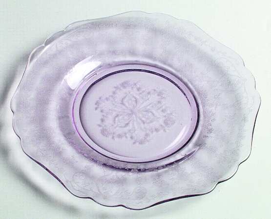 Diane Heatherbloom (Purple) 8" Salad Plate (Shape 3400)
