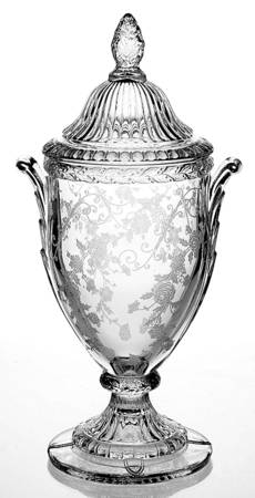Elaine Clear (Stem 3500) 10" Footed Urn & Lid