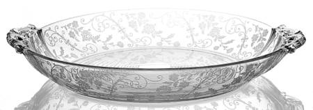 Elaine Clear (Stem 3500) 11" Handled Shallow Round Bowl