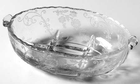 Elaine Clear (Stem 3500) 4" Oval Ashtray (Shape 3500)