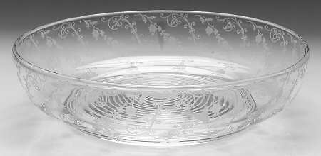 Elaine Clear (Stem 3500) 10" Shallow Round Bowl
