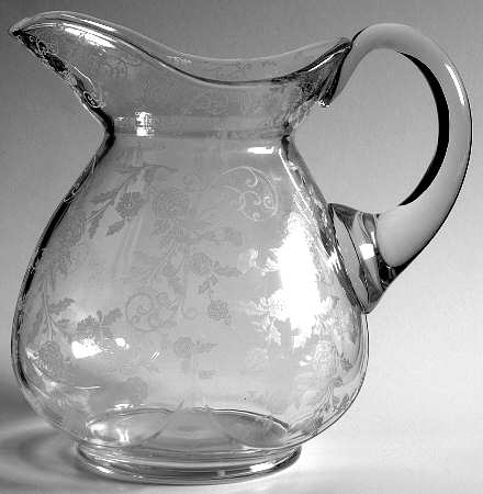 Elaine Clear (Stem 3500) 80 Oz Doulton Pitcher with Modified Handle
