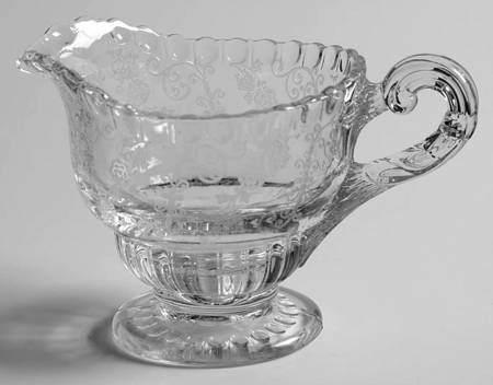 Elaine Clear (Stem 3500) Individual Creamer (Shape 3500)