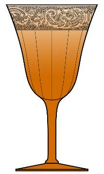 Florentine Amber (No Trim, Stem 3060) by Cambridge