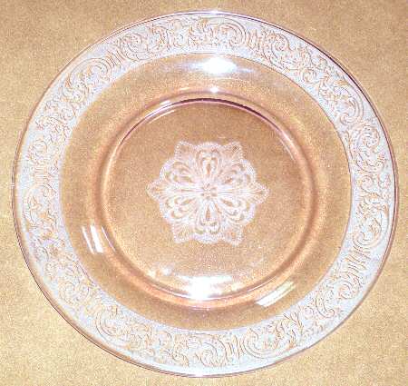 Florentine Pink (Stem 3060) Luncheon Plate