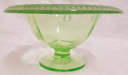 Etch 704 Apple Green (Stem 3060) Mayonnaise Bowl, Bowl Only