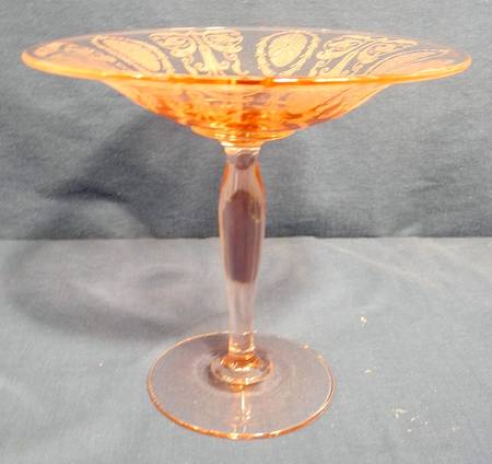 Majestic (Stem 3065, Pink) Round Compote (Height X Width)