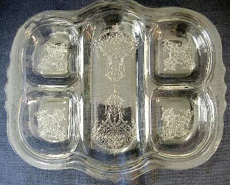 Etch 742 12" Oblong 5 Part Relish