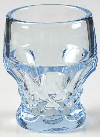 Georgian Light Blue 2 1/2 Oz Flat Tumbler