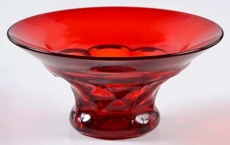 Georgian Ruby Low Flared Sherbet