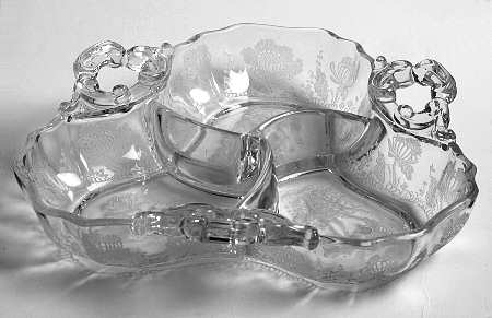 Gloria Clear (Stem 3130) 3400/91 3 Part Candy/Relish
