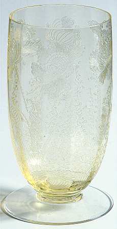 Gloria Yellow (Stem 1066) 13 Oz Footed Tumbler
