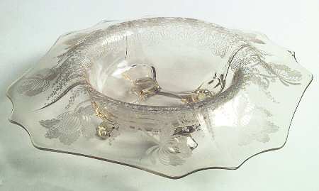 Gloria Yellow (Stem 1066) 3400 12" 4 Toed Rolled Edge Bowl