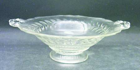 Laurel Wreath Clear (Stem 3700) Round Compote (Height X Width) by Cambridge