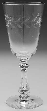 Laurel Wreath Clear (Stem 3700) Claret Wine