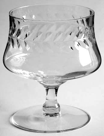 Laurel Wreath Clear (Stem 3700) Seafood Cocktail No Liner